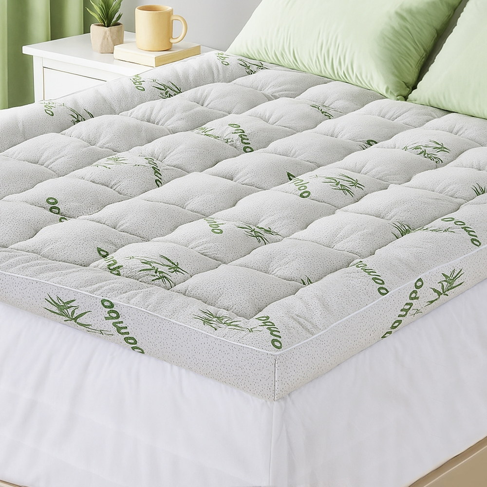 TOPPER-BAM-11-Q-202508041805-06 Giselle Mattress Topper 11cm Pillowtop toppers Bamboo Queen - Image 1