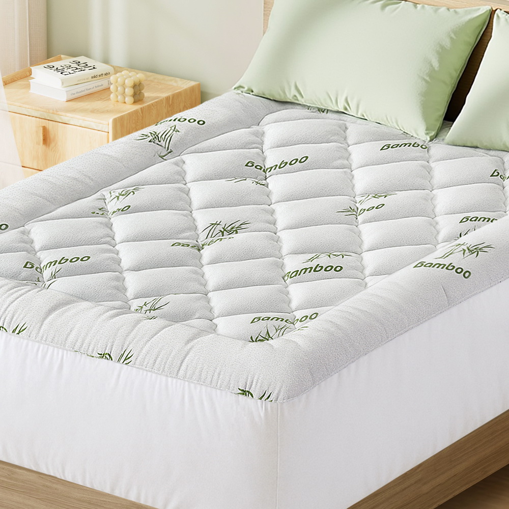 TOPPER-BAM-5-D-202508041804-06 Giselle Mattress Topper 5cm Pillowtop toppers Bamboo Double - Image 1