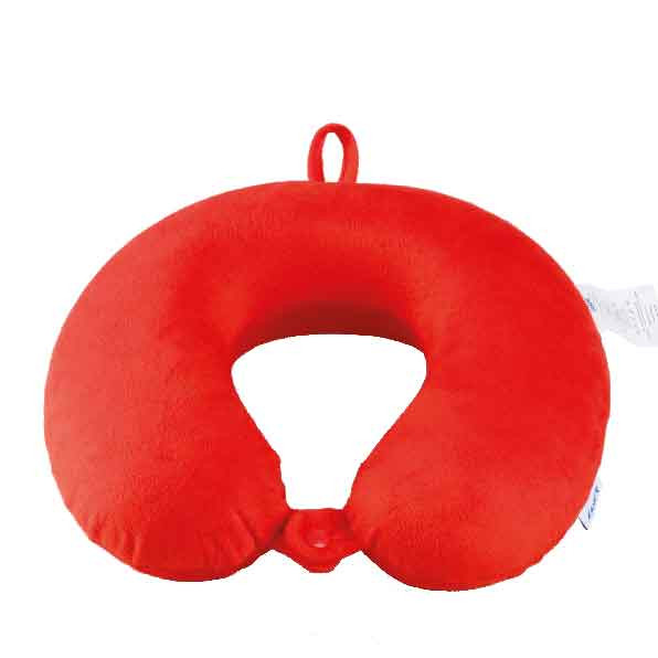 V1031-AO-NECPLR-293-202507221415-00 Laser Memory Foam Neck Pillow Red - Image 1