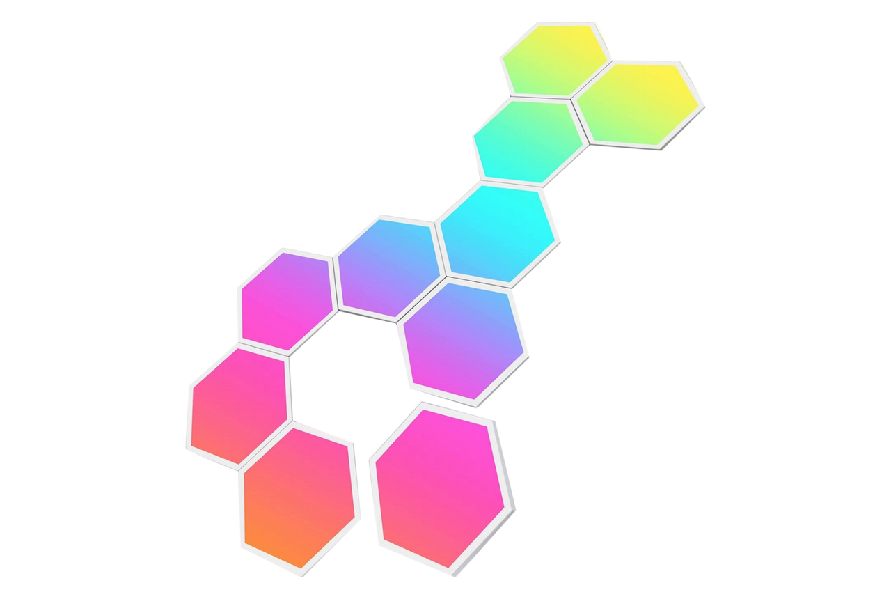 V1031-LSH-10HEX-248-202507221410-00 Laser Smart Home DIY Hexagon Light - Image 1