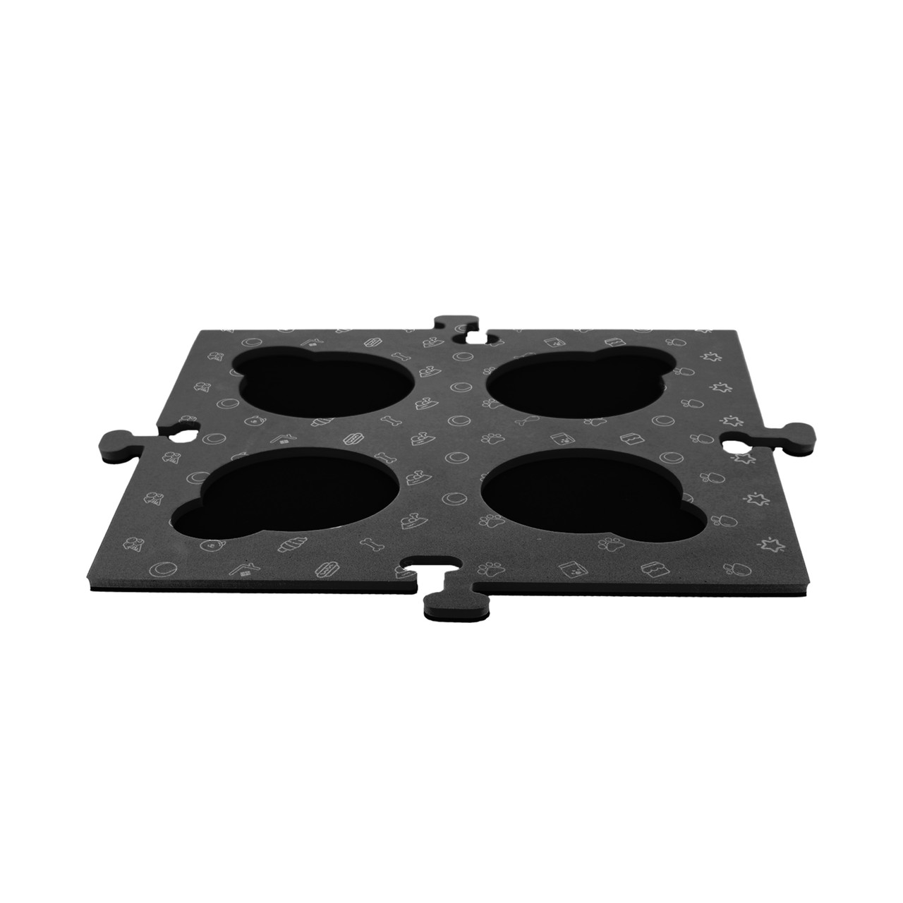 V1031-T4P-TBM2B-746-202507251017-00 Tech4Pets Black Mat 2-Pack for Talking Buttons & Floor - Image 1