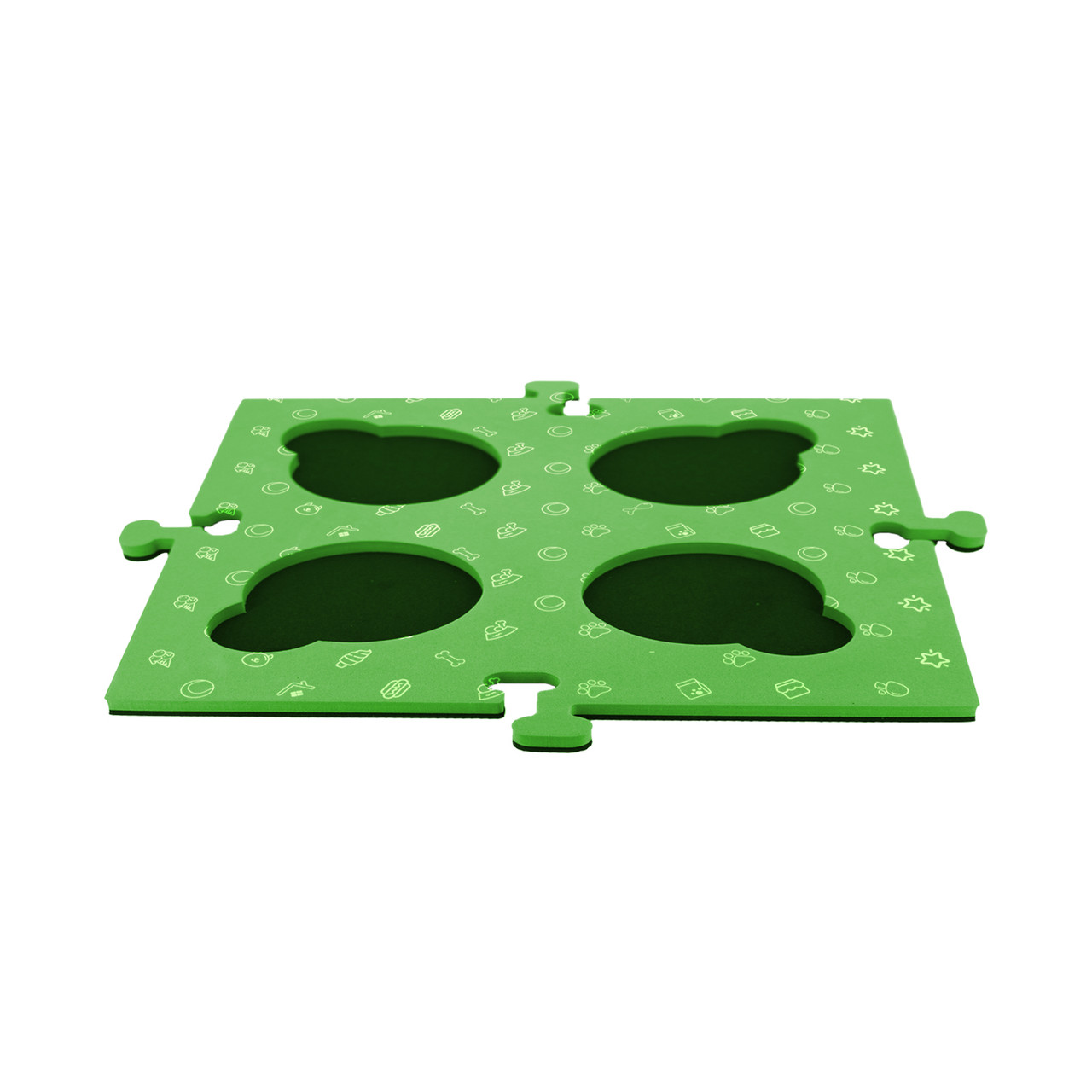 V1031-T4P-TBM2G-760-202507251017-00 Tech4Pets Green Mat 2-Pack for Talking Buttons & Floor - Image 1
