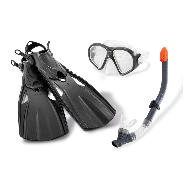 V1032-IXREEFRIDER-55657-202508200936-00 Intex Mask Snorkel and Fin Set Reef Rider Set 55657 - Image 1