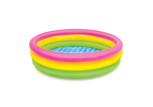 V1032-IXSUNSETGLOW-57412-202509090915-00 Intex Sunset Glow Inflatable Kiddie Pool - 113 x 25cm 57412 - Image 1