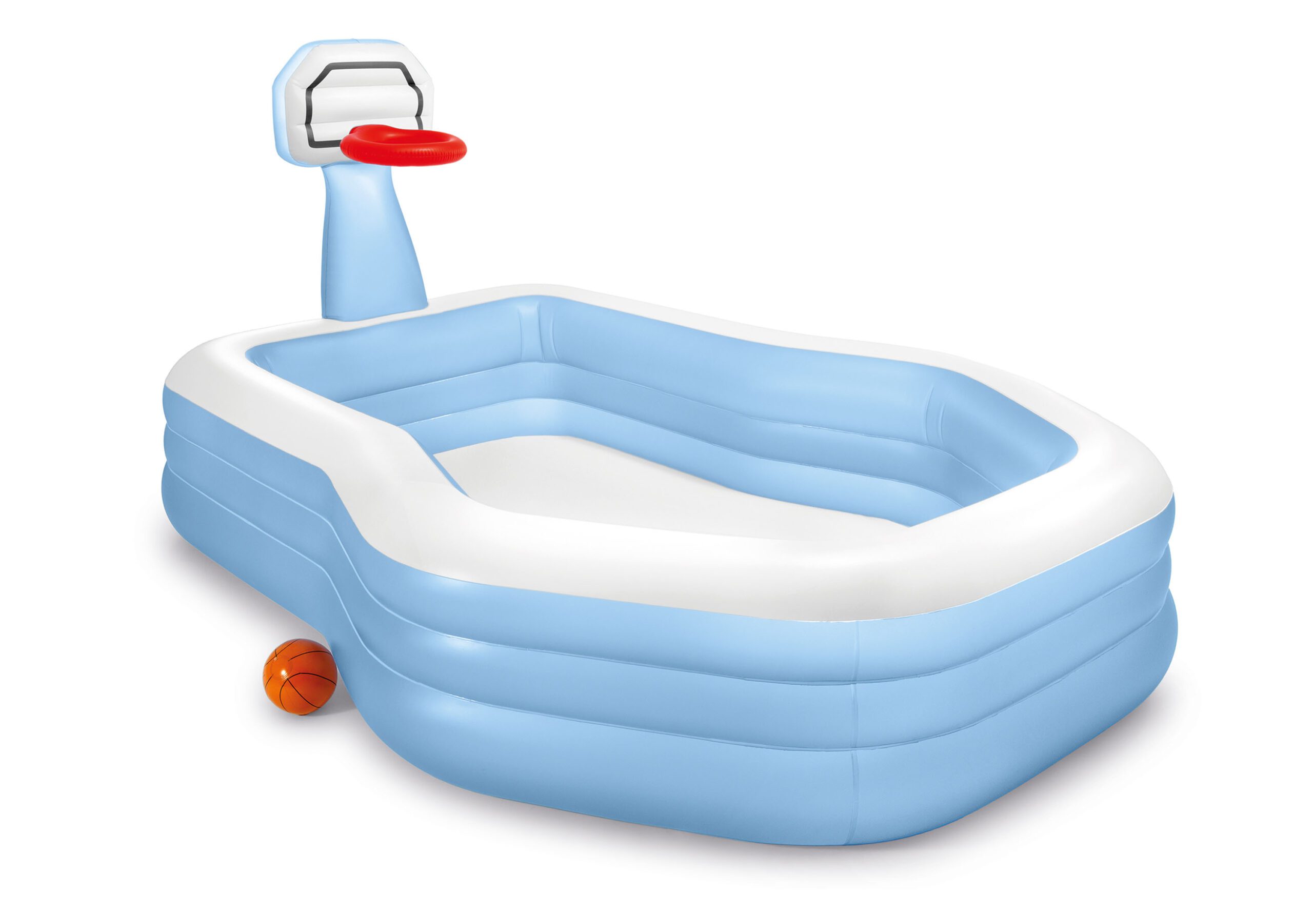 V1032-IXSWIMCENTREHOOPS-57183-202508200945-00 Intex Swim Center Shootin' Hoops Inflatable Pool 2.57m x 1.88m 57183 - Image 1