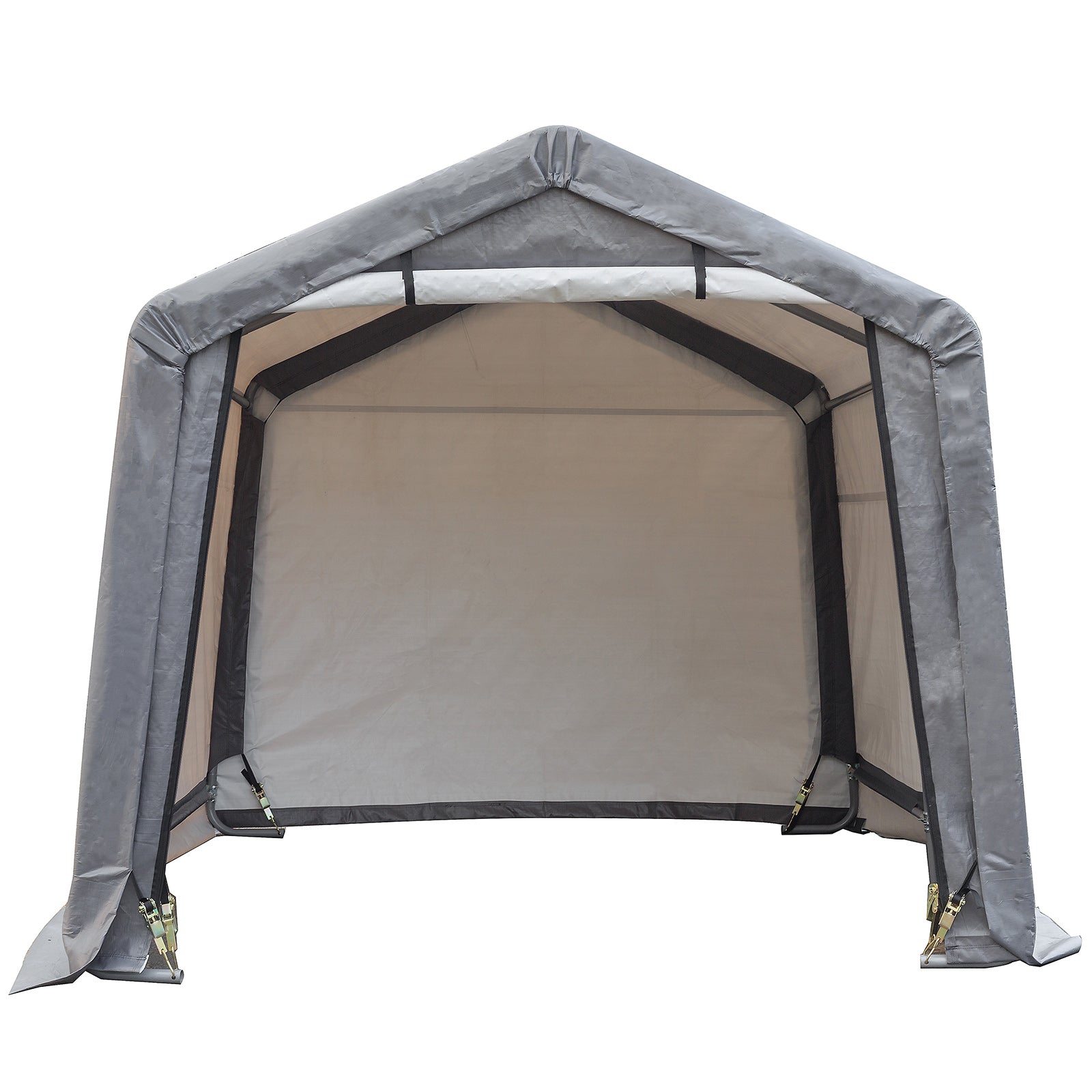 V1060-GS0808-202508141930-00 Samland Portable Storage Garage Shelter Size 8x8FT - Image 1