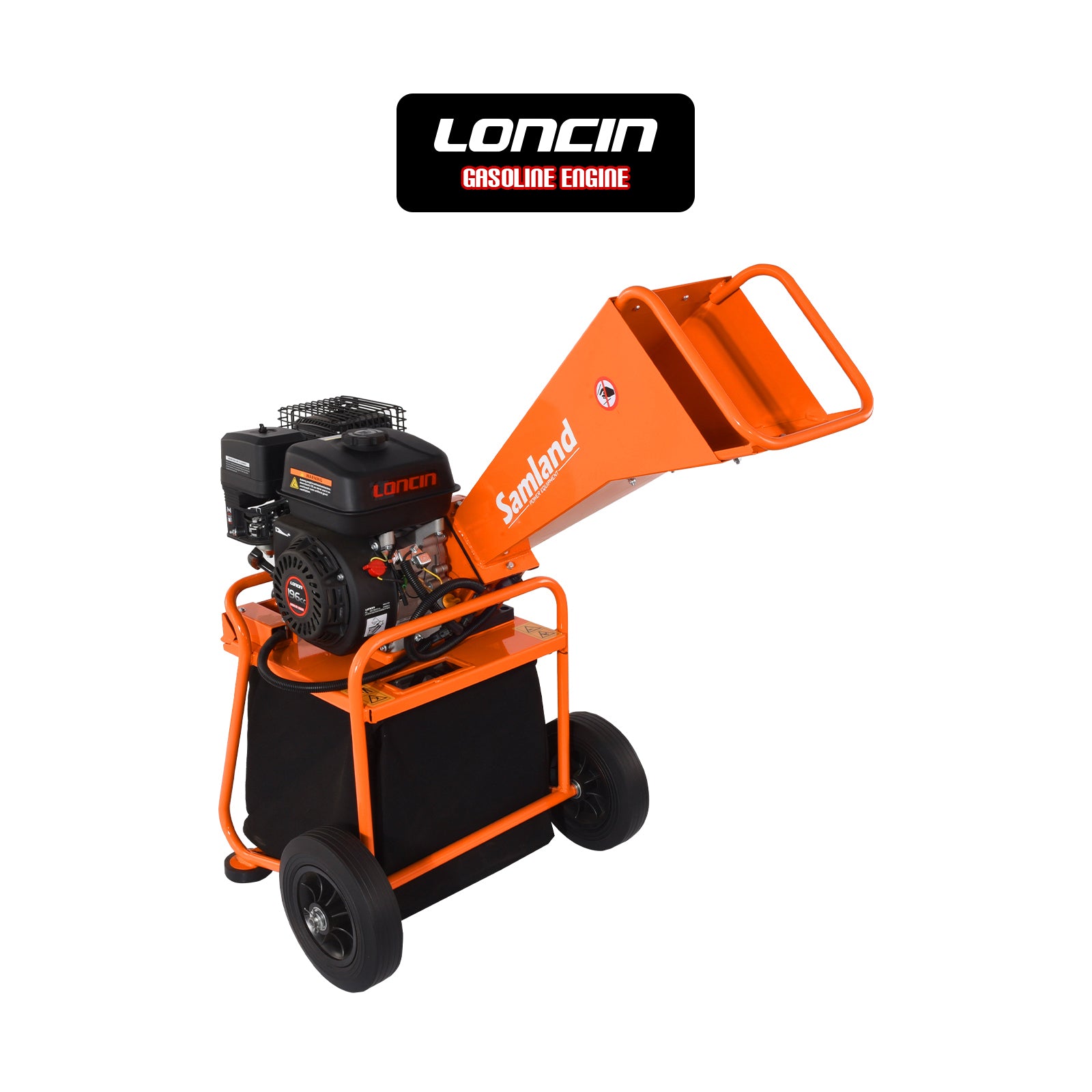 V1060-WC50-202508141930-00 Samland WC50 Mini Wood Chipper, Loncin 6.5 HP Engine - Image 1