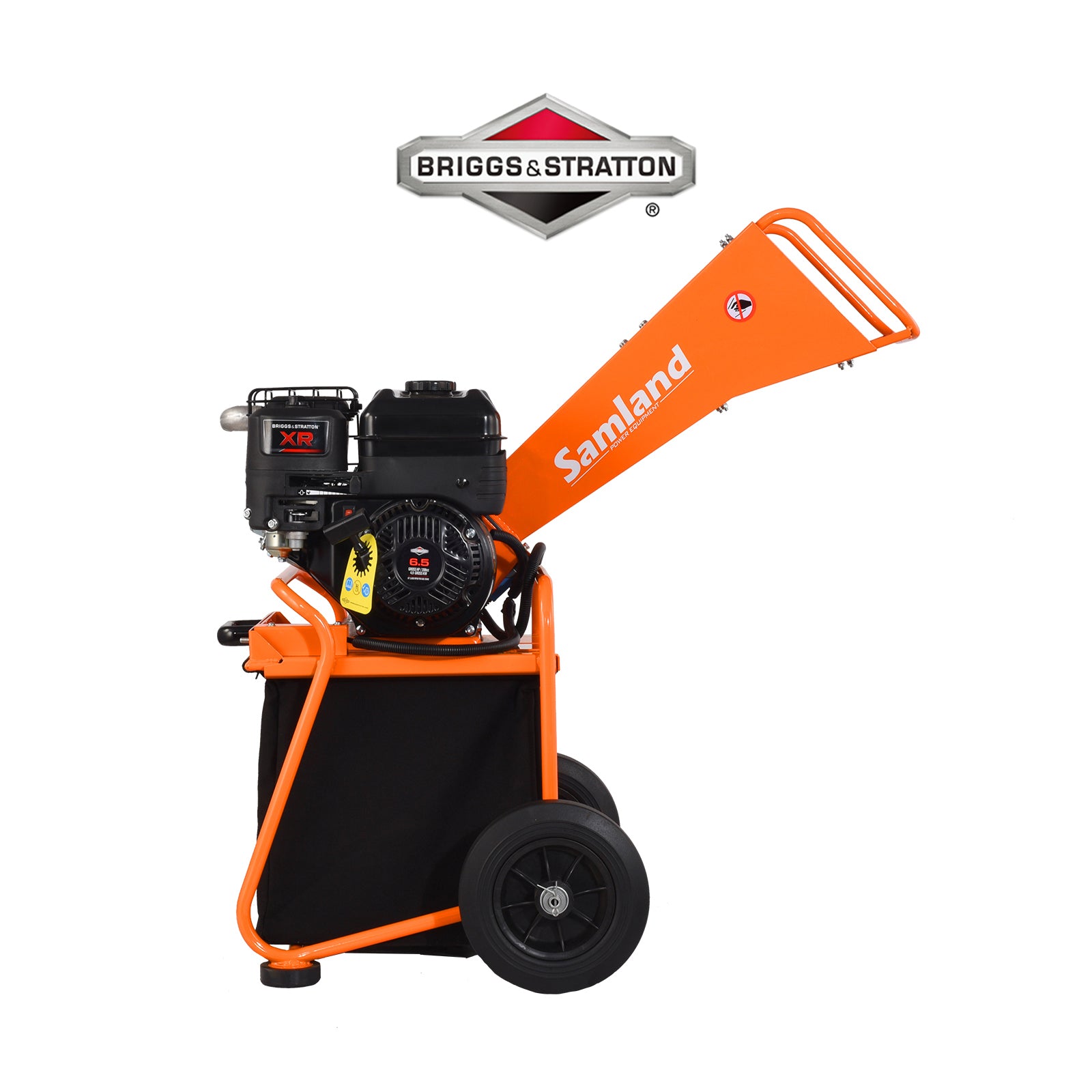 V1060-WC50BS-202508141945-00 Samland WC50BS Mini Wood Chipper, Briggs & Stratton 6.5 HP Engine - Image 1