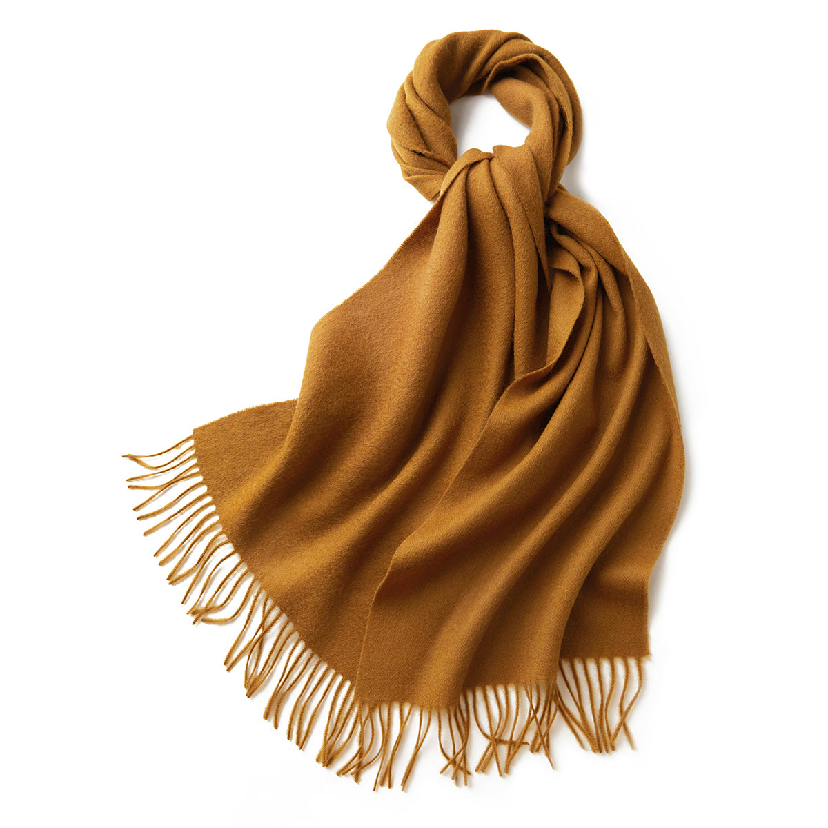 V1068-9353560036721-202509041416-00 100% MERINO VIRGIN WOOL SCARF 970116 YELLOW - Image 1