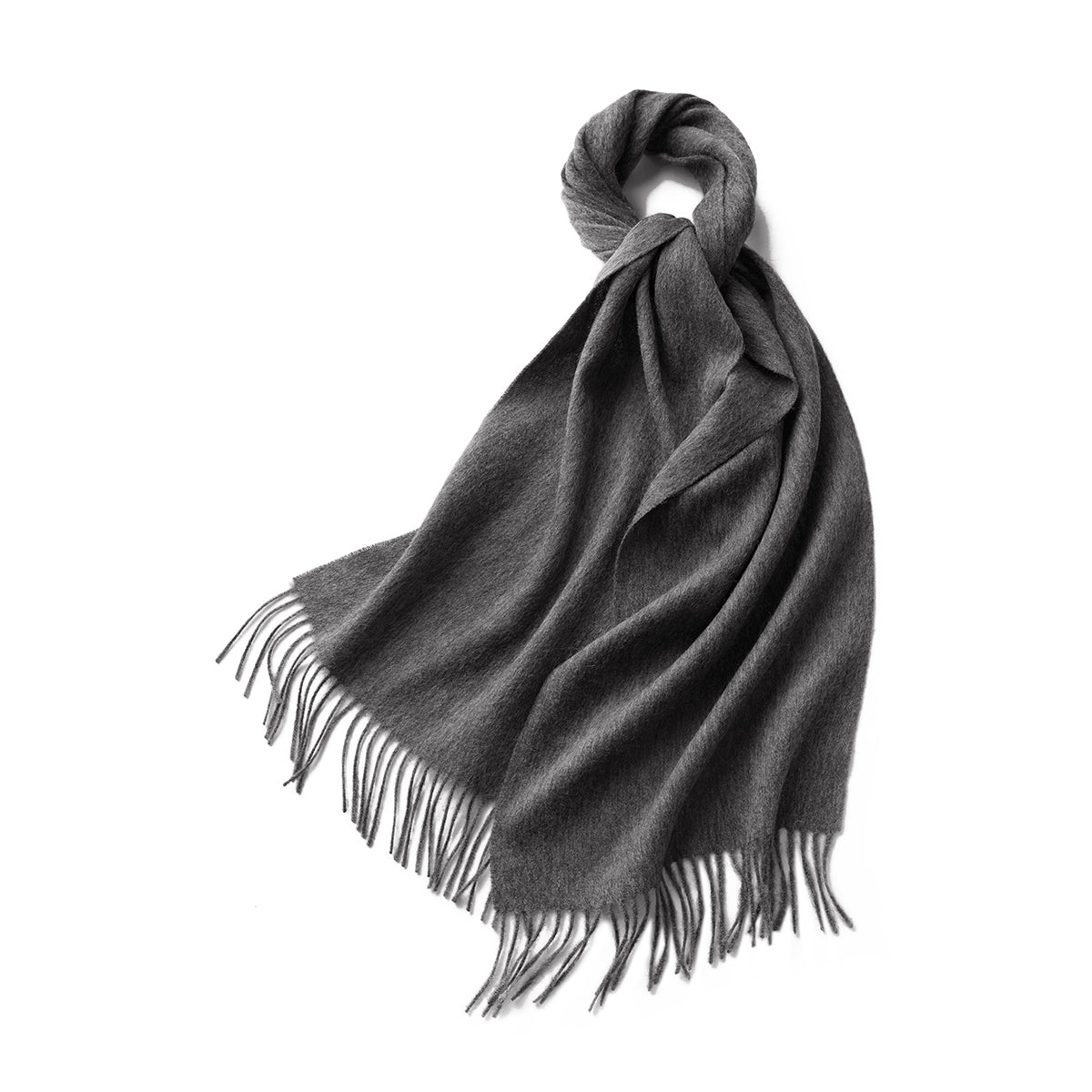 V1068-9353560036929-202509041415-00 100% MERINO VIRGIN WOOL SCARF 970116 GREY - Image 1
