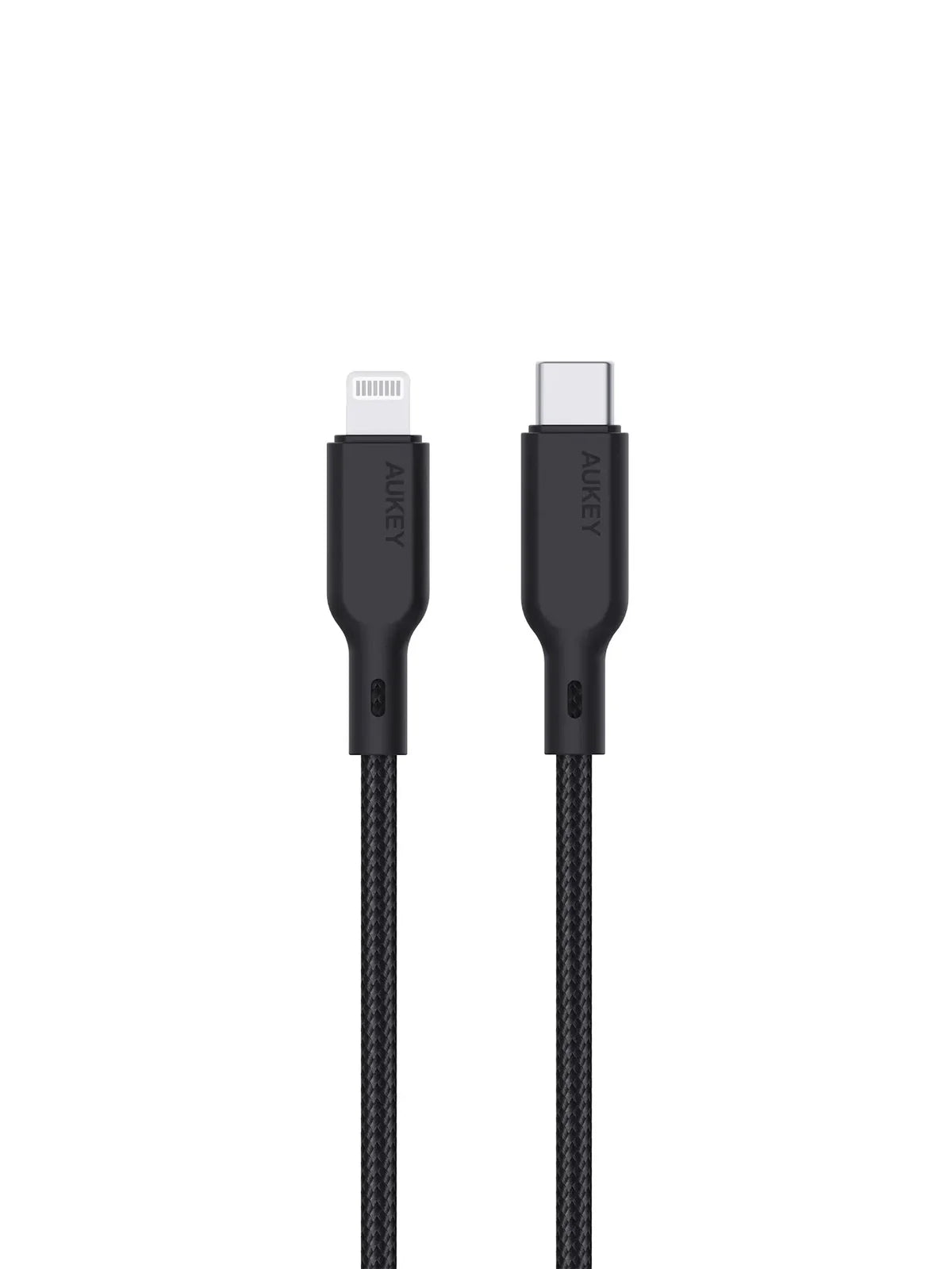 V1089-LLTSN1040026-202509030922-00 Aukey Circlet CL 1m Aramid Fiber Core USB-C TO Lightning Black (CB-KCL1) - Image 1