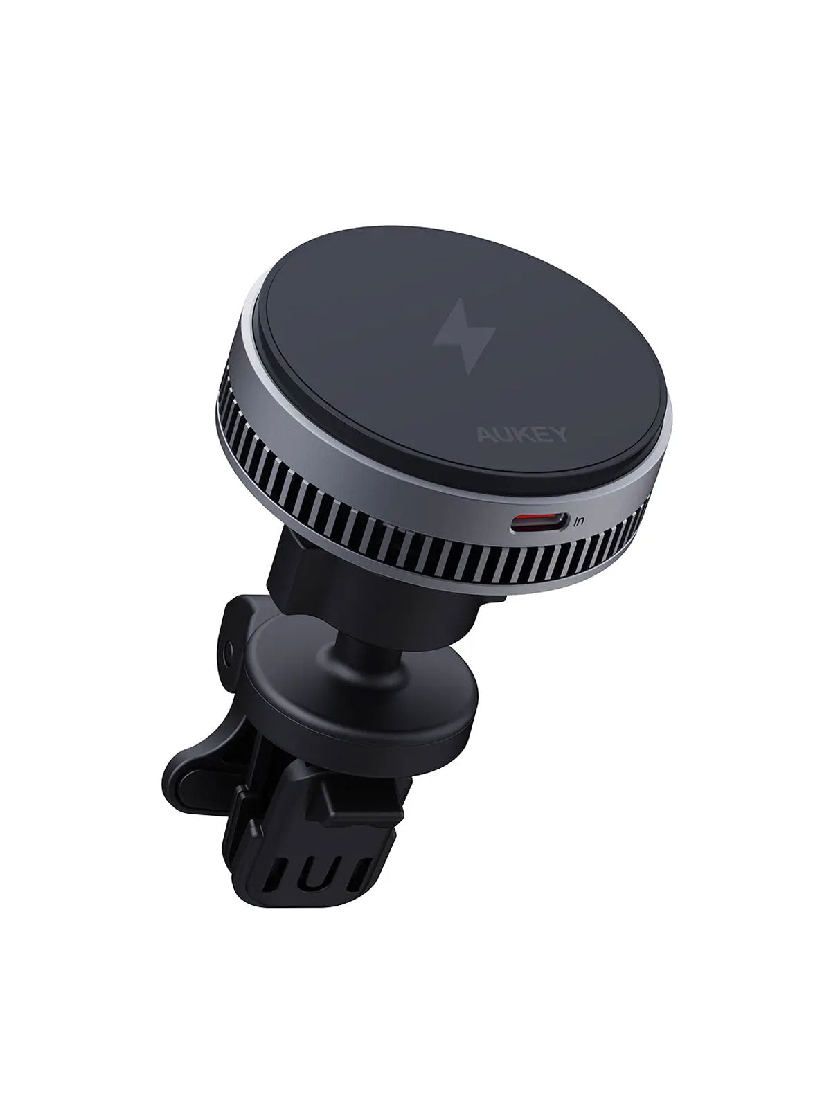 V1089-LLTSN1055864-202509030927-00 Aukey MagFusion Dash Pro Qi2 Magnetic Fast Wireless Charging Phone Mount with Active Cooling (HD-MC13A) - Image 1