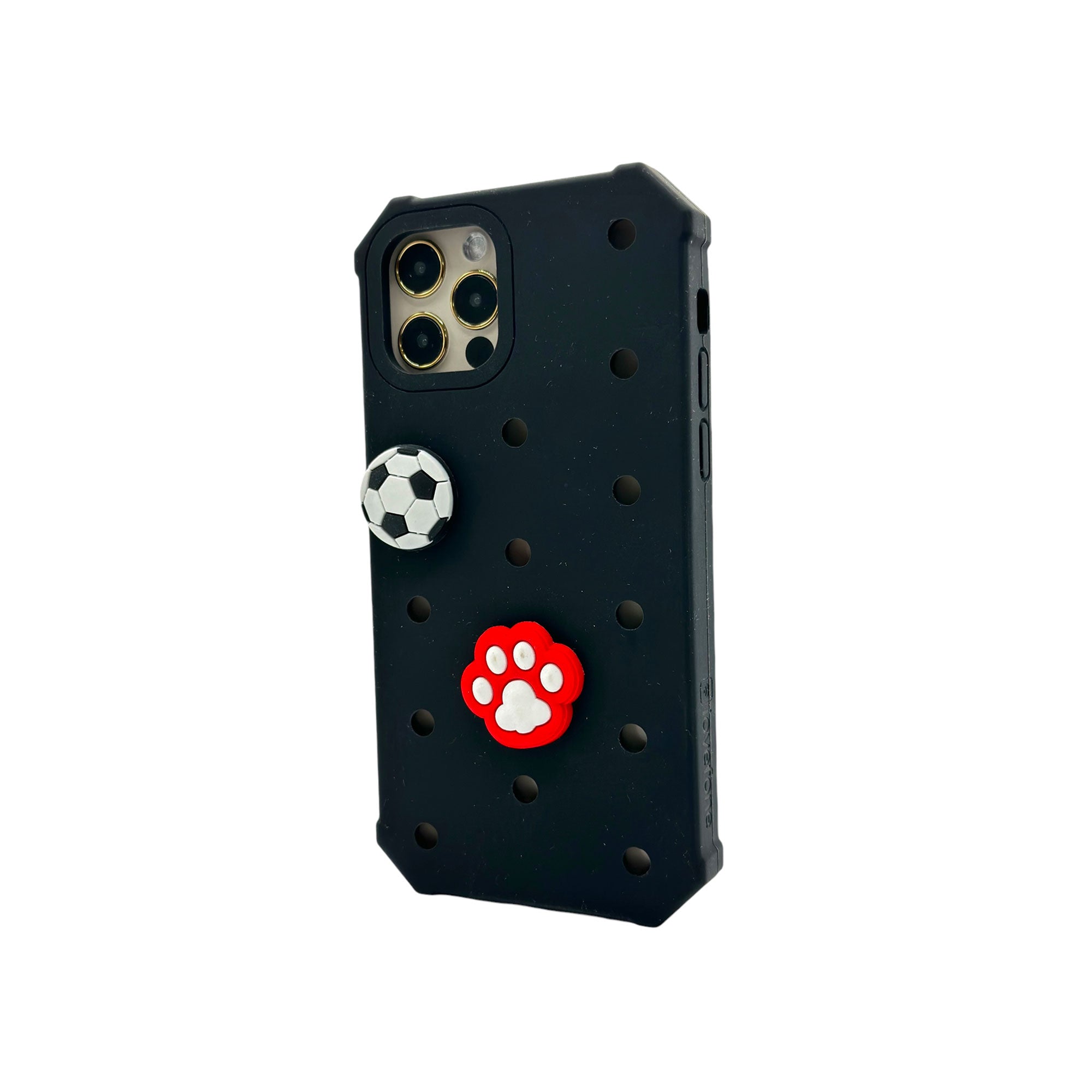 V1090-CASLOVKIDIPN14-BLK-202509101020-00 Lovefone Kids Silicone Case iPhone 14 Baby Black - Image 1