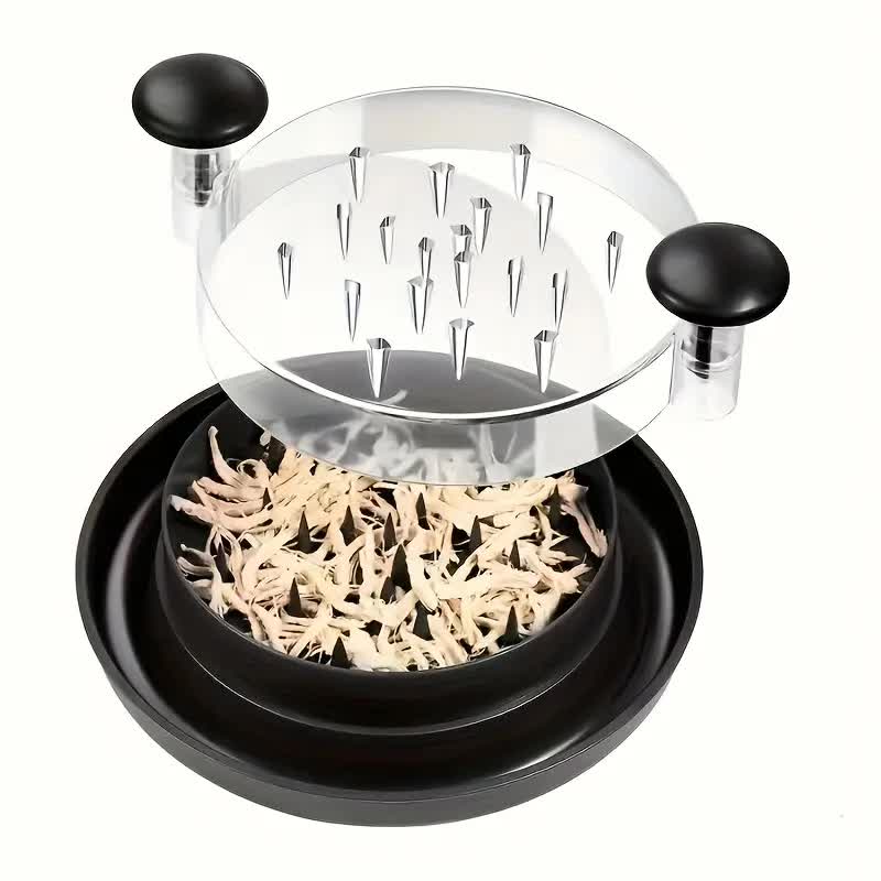 V1091-SRLBQ-202509021454-00 Multi-functional chicken breast shredder; minced meat separator; meat grinder; baby food tool with transparent lid; chicken shredding device - Image 1