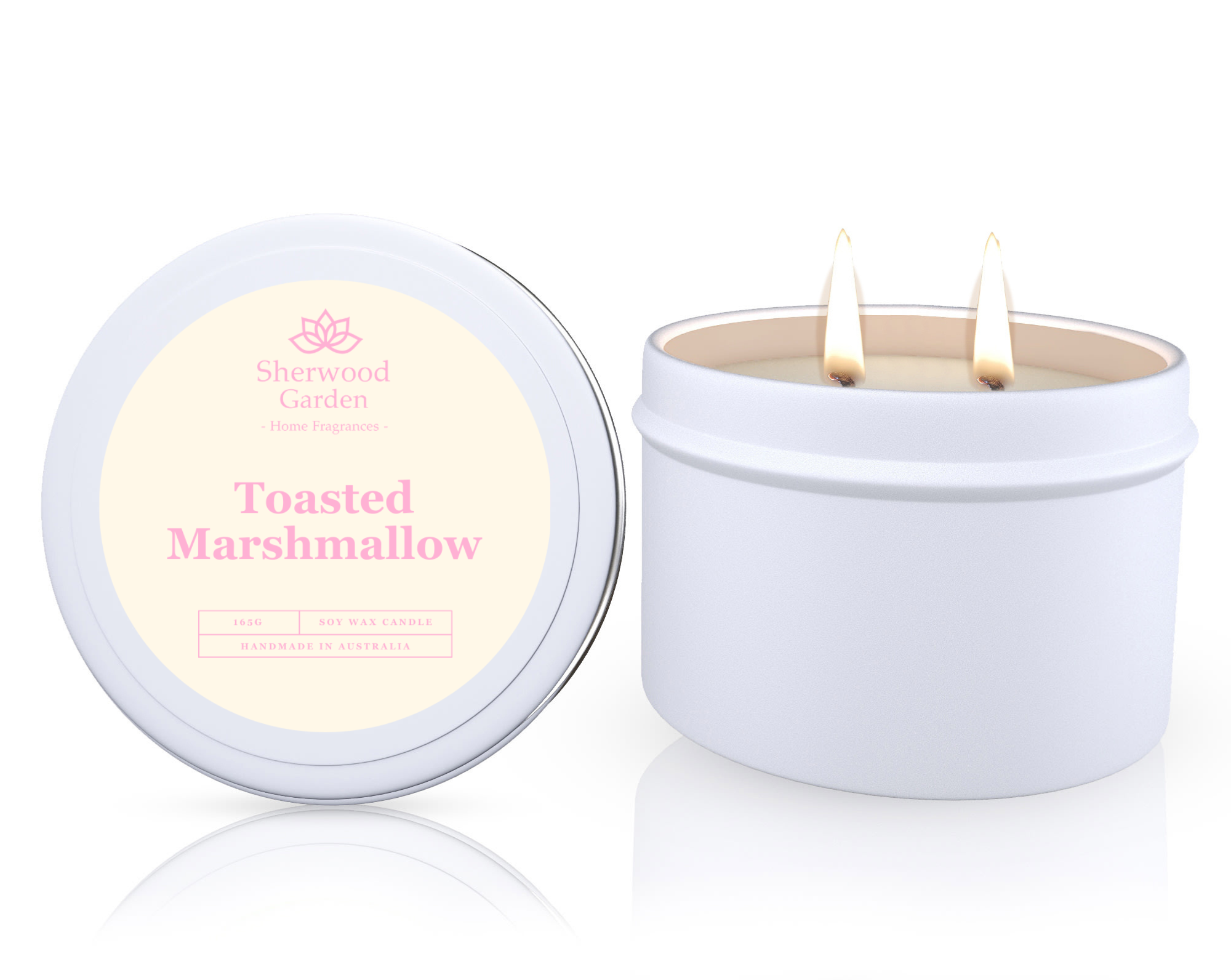 V1108-SGHFSWCT165-TM-202509170825-00 Toasted Marshmallow Soy Candle Tin 165g - Image 1