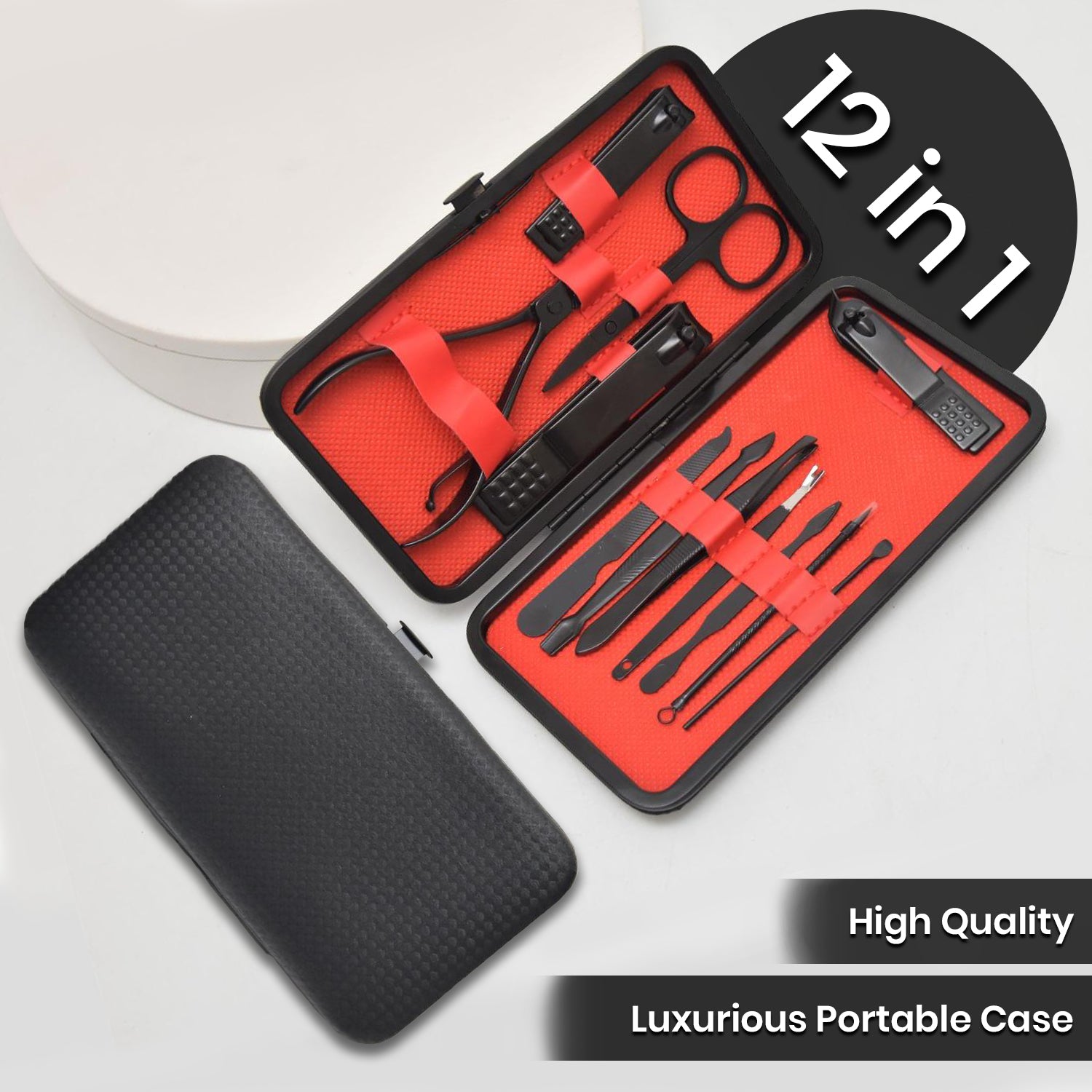 V122-12PCSKIT-202508121155-00 12PCS/Set Tools Manicure Pedicure Kit - Image 1