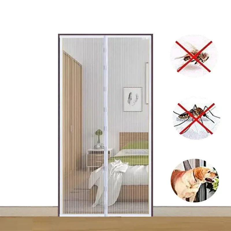 V178-62210-202508050910-00 Magnetic Mosquito Net Door Screen 120x210cm - Image 1
