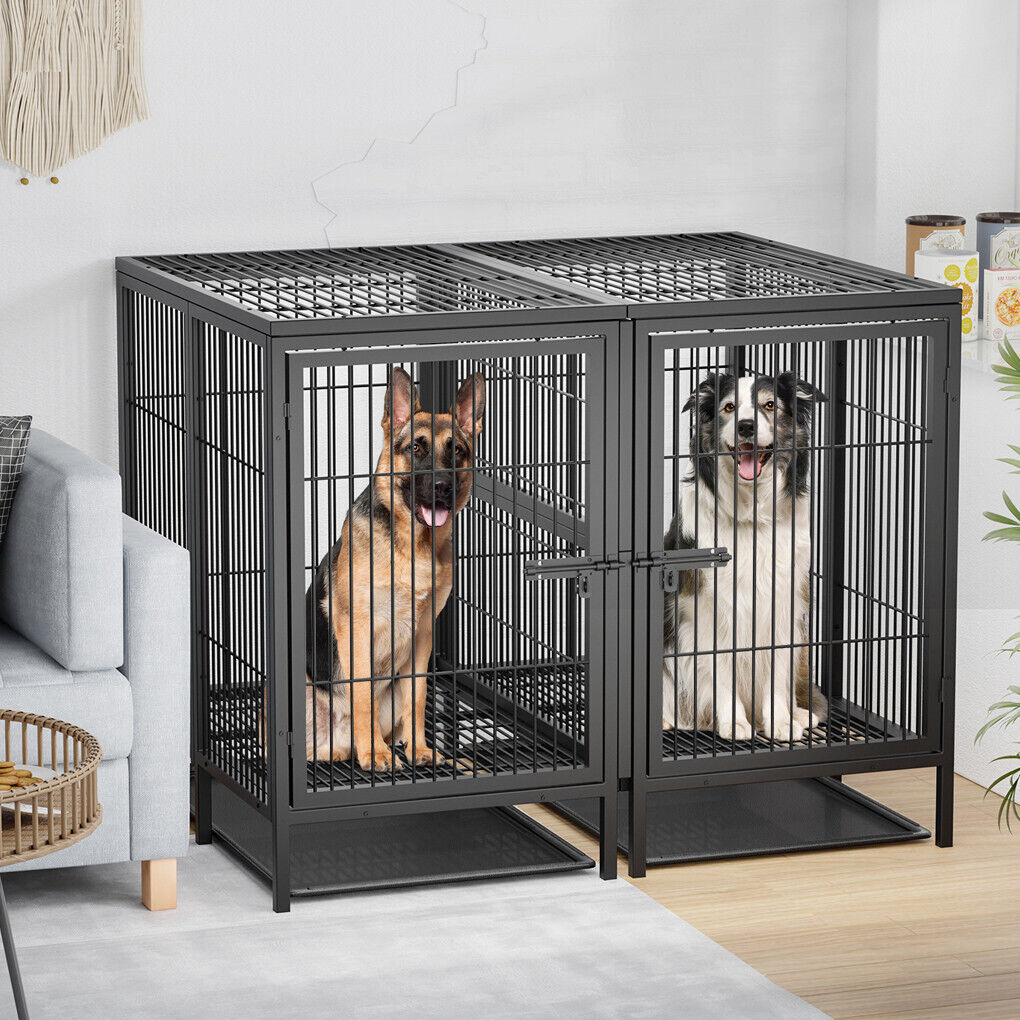 V178-66729-202508050945-00 52 XXXL Heavy Duty Dog Cage Large Breed Kennel on Wheels - Image 1