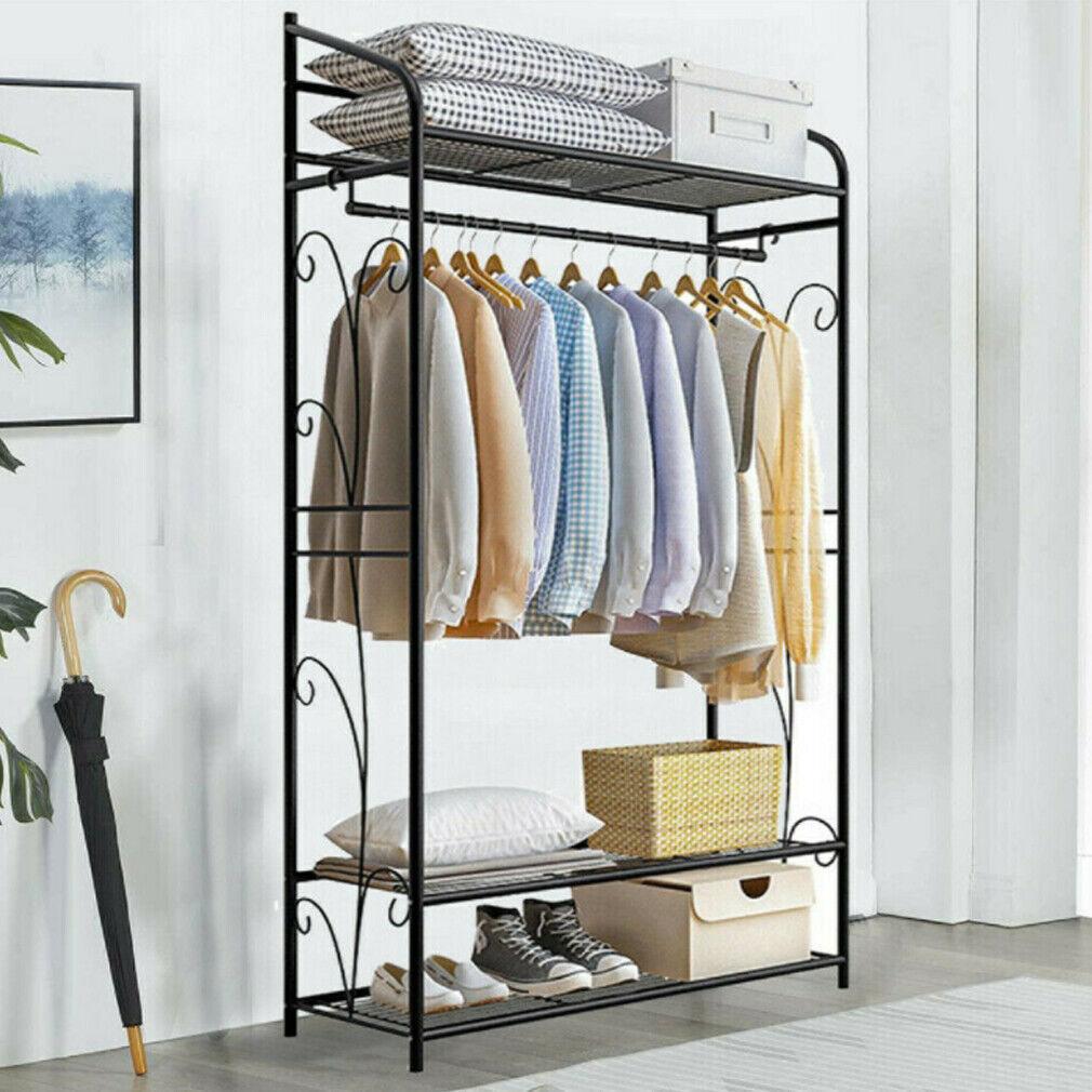 V178-66755-202508051005-00 Extra Large Iron Clothes Rack Garment Hanging Stand - Image 1