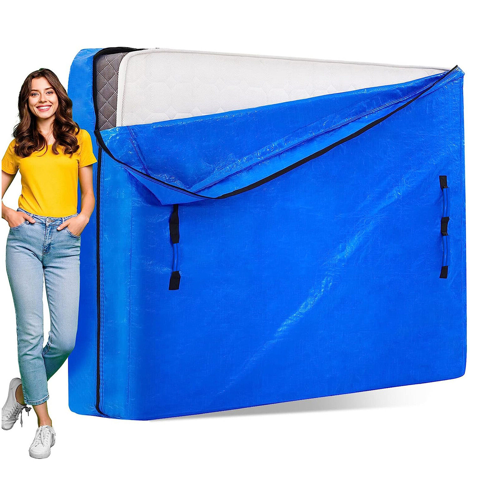 V178-66875-202508051111-00 King Single Mattress Bag 207x110x38cm Waterproof Dust Cover - Image 1