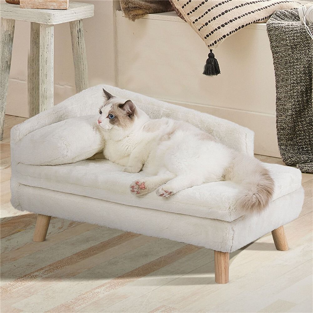 V178-66934-202508050920-00 Medium 80x50x39cm Raised Dog Cat Bed Sofa Waterproof Portable - Image 1