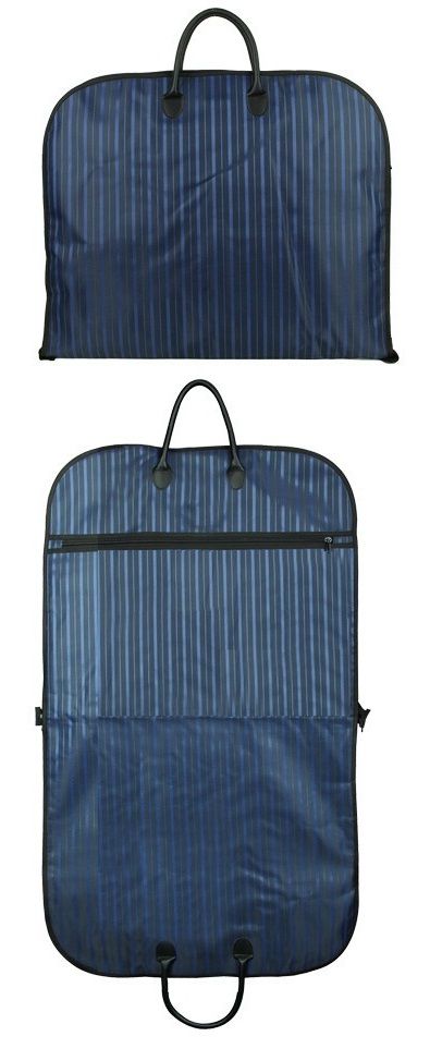 V178-67035-202508051015-00 Blue Men Suit Garment Bag Zippered Dustproof Travel Organizer - Image 1