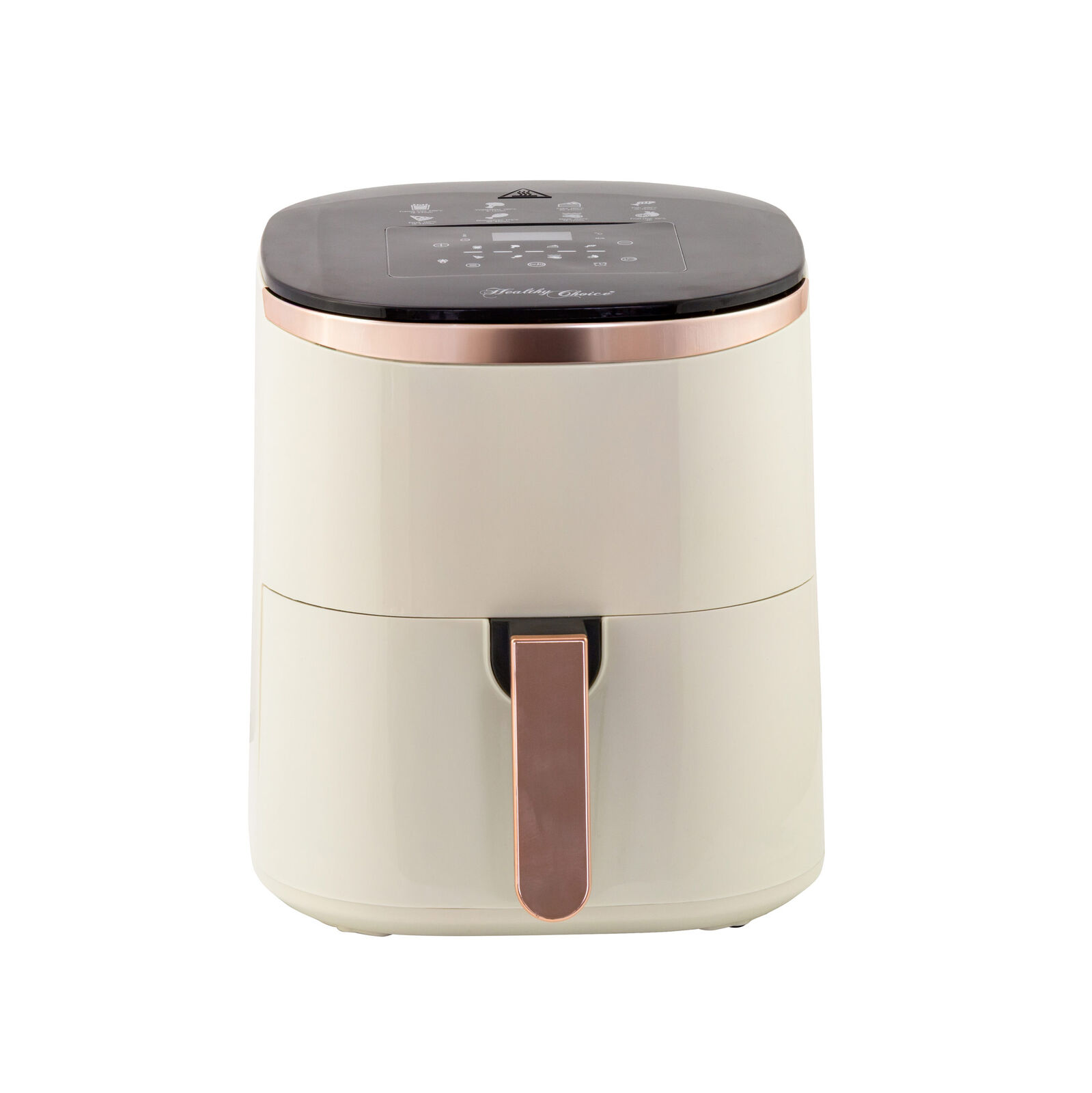 V196-AF753W-202508251020-00 7L Digital Air Fryer with 8 pre-set Touch-control Cooking Programs - Cream - Image 1