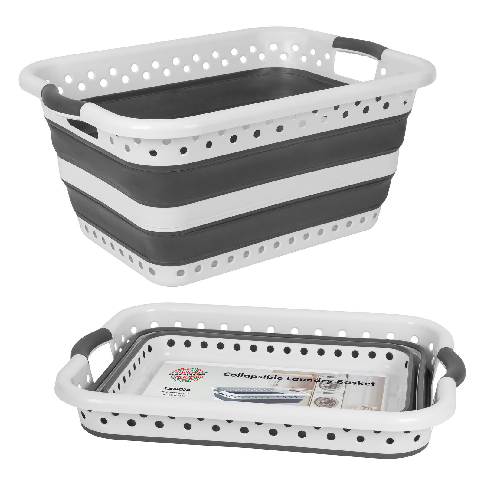 V196-CLB30-202509221021-00 45L Space-Saving Laundry Basket – Collapsible Hamper for Dorms, RVs, Homes & Garages - Image 1