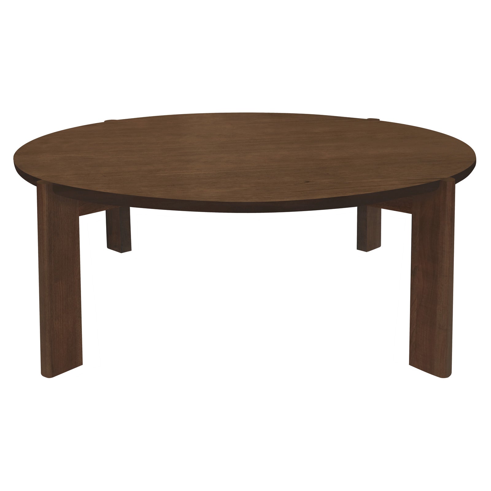 V199-CT110APWNW-202509091011-00 Adelle Round Coffee Table (Walnut) - Image 1
