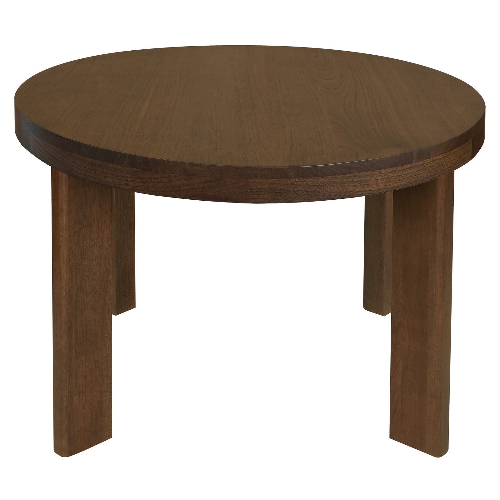 V199-DT110APWNW-202509091015-00 Apollo Round Dining Table (Walnut) - Image 1