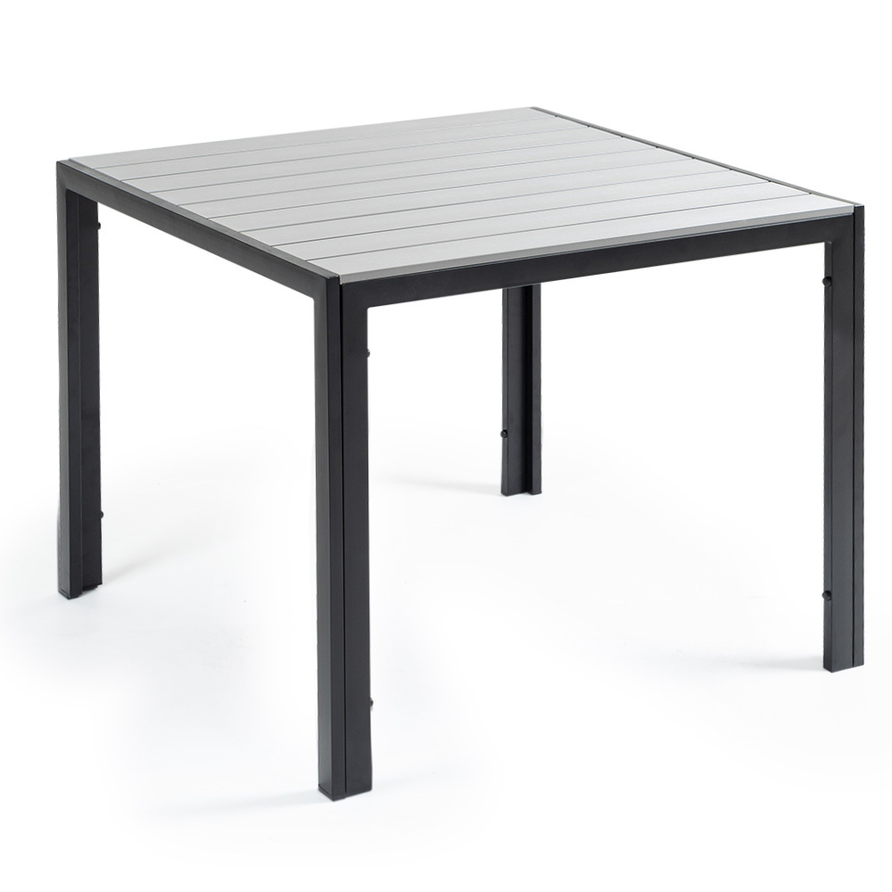 V219-OTDTBLFOS9SA-202508191650-00 Fortia 90 x 90cm Outdoor Dining Table, Square, Furniture for Outside - Image 1