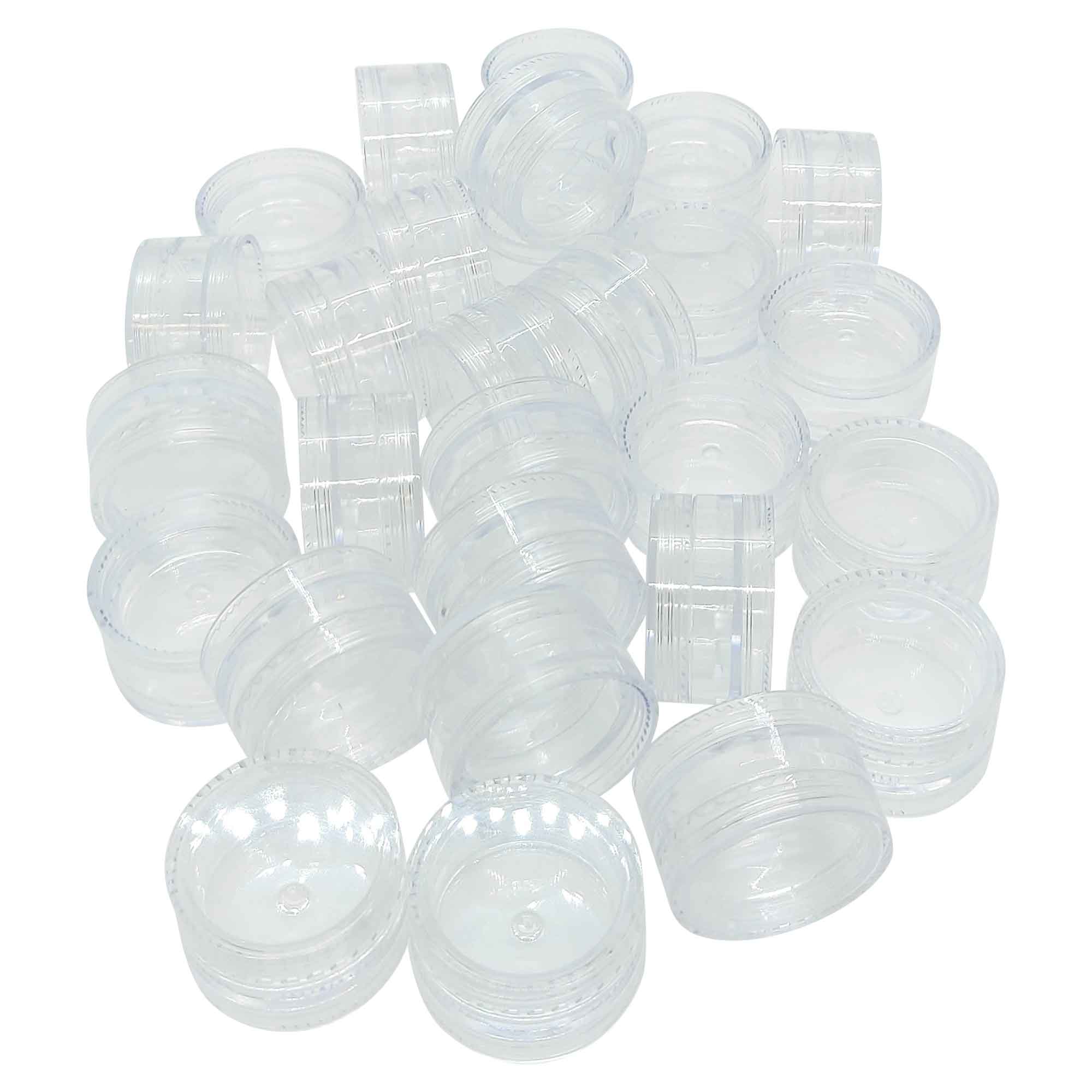 V238-SUPDZ-32977470914640-202508271154-00 50x 3ml Lip Balm Containers Jars + Lids - Small Cosmetic Cream Sample Pot - Image 1