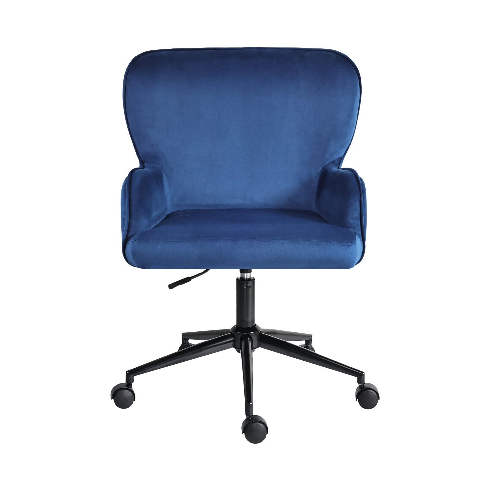 V274-FT-VOC-001BK-DBU-202509231345-00 Desk Armchair - Home Office Swivel Chair Adjustable Height Seat PLUME BLUE - Image 1