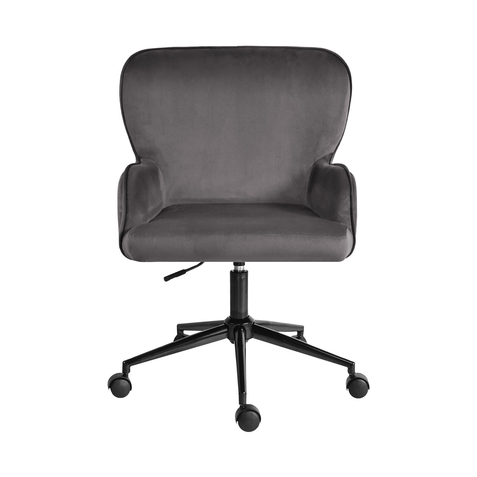 V274-FT-VOC-001BK-GY-202509231345-00 Desk Armchair - Home Office Swivel Chair Adjustable Height Seat PLUME GREY - Image 1