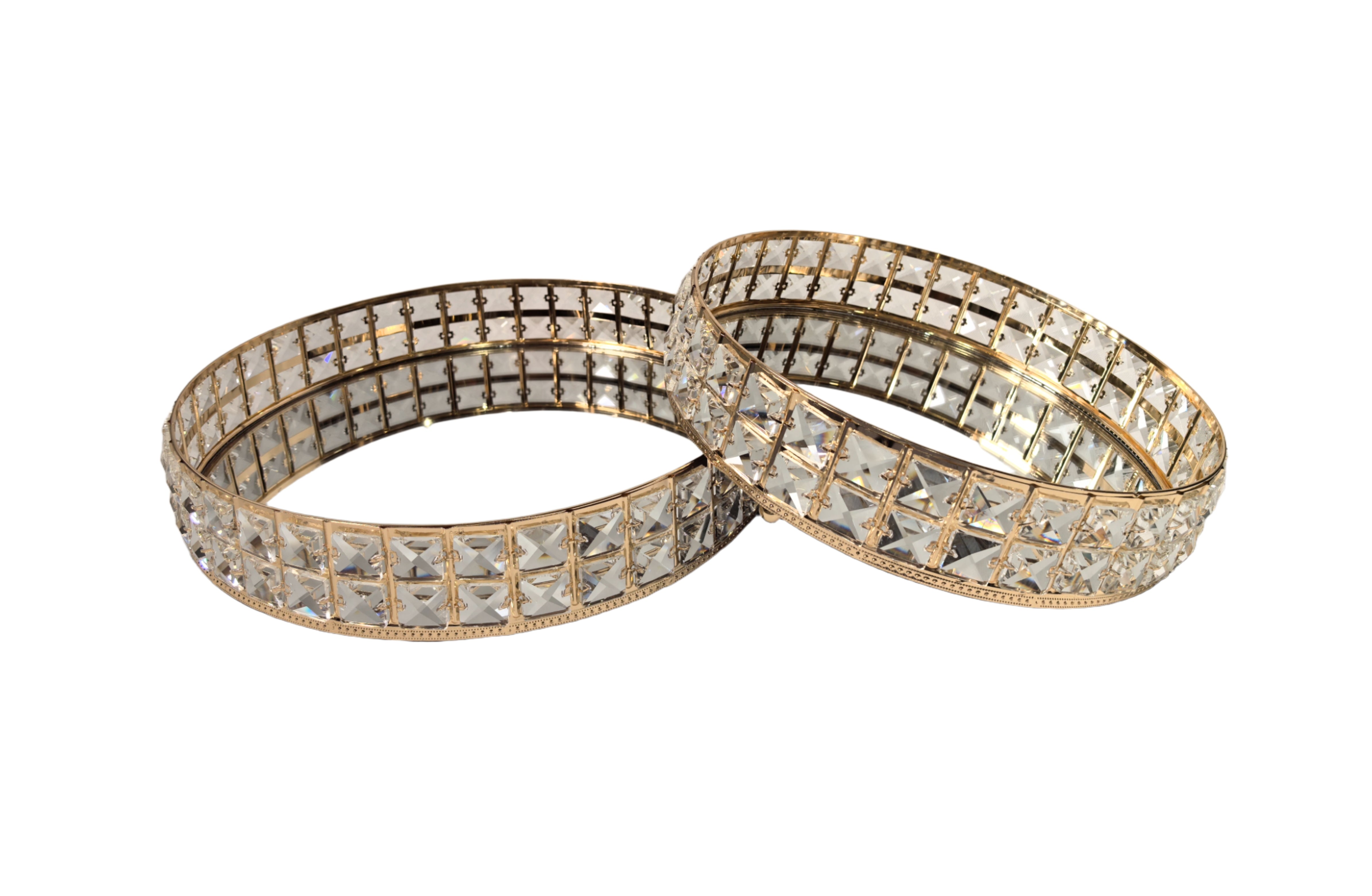 V292-HD-TR-ROUND-S-KATIE-GOLD-202508221620-00 Katie Tray - Round - Small - Gold - Image 1