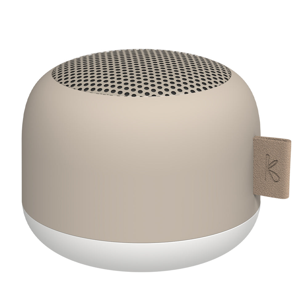 V398-KFAT09-202508251021-00 Kreafunk Alight Bluetooth Speaker - Ivory Sand - Image 1