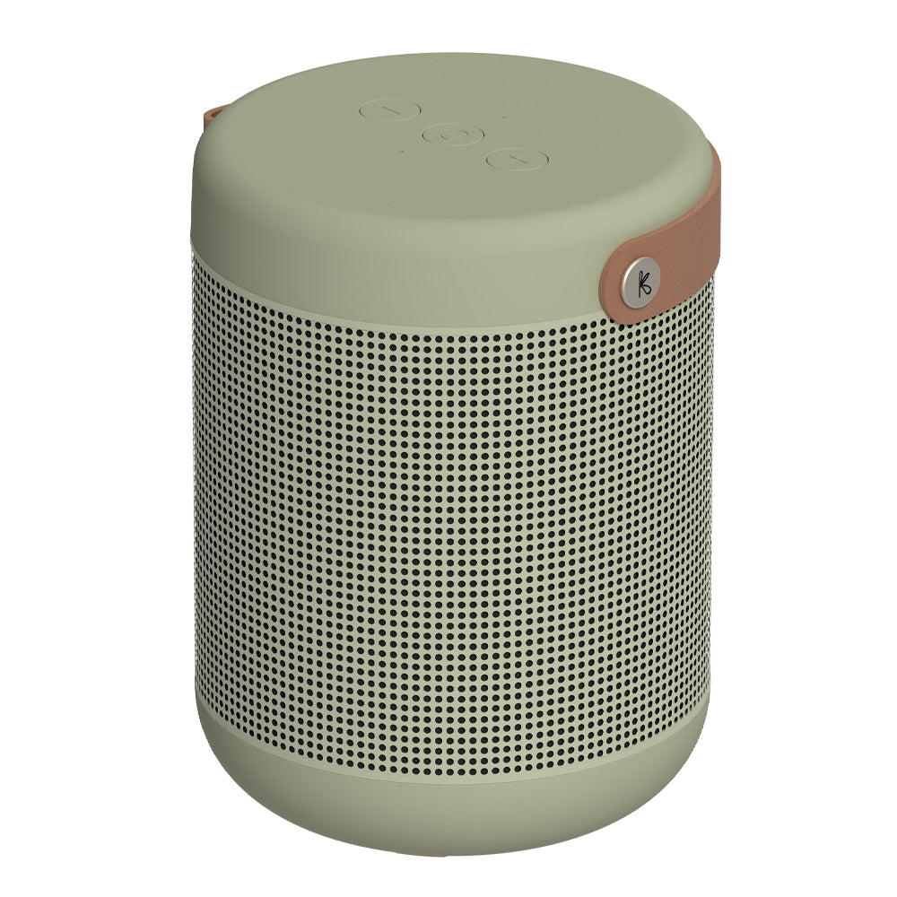 V398-KFJL08-202508251025-00 Kreafunk Amajor 2 Bluetooth Speaker - Dusty Olive - Image 1