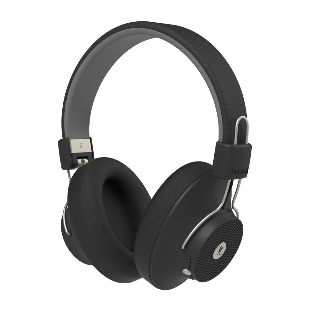 V398-KFLK12QI-202508251031-00 Kreafunk Abeat Qi Bluetooth Headphones W/ Anc - Black - Image 1
