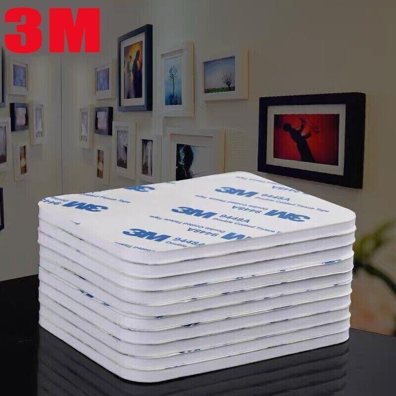 V528-9360101011260-202509301427-00 Square 25 x 20 x 3mm 3M Double Sided Foam Sticker Tape Self Adhesive Pads - 4pcs - Image 1