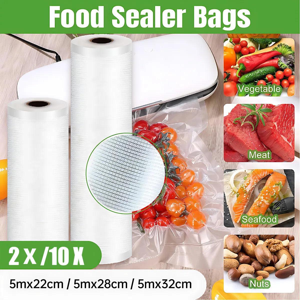V528-9360101023140-202509302118-00 1-10x Commercial Heat-Resistant Vacuum Sealer Rolls for Food Storage - 2 Rolls (32cm x 5m) - Image 1