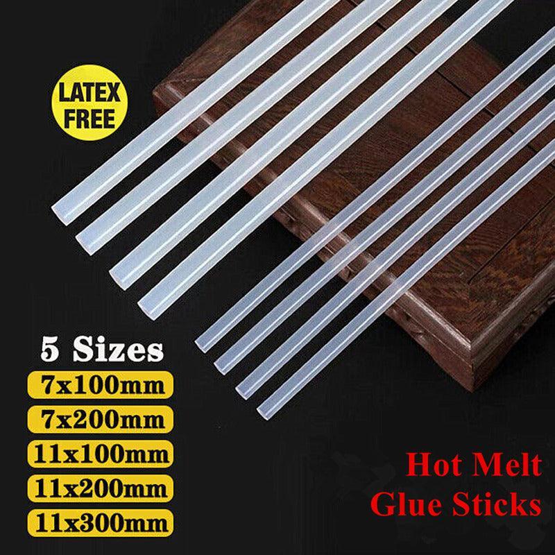 V528-9360101033903-202510010509-00 Clear Hot Melt Glue Sticks Adhesive Craft Stick for DIY Glue Tool 7mm 11mm - 7mm x 100mm 10pcs - Image 1