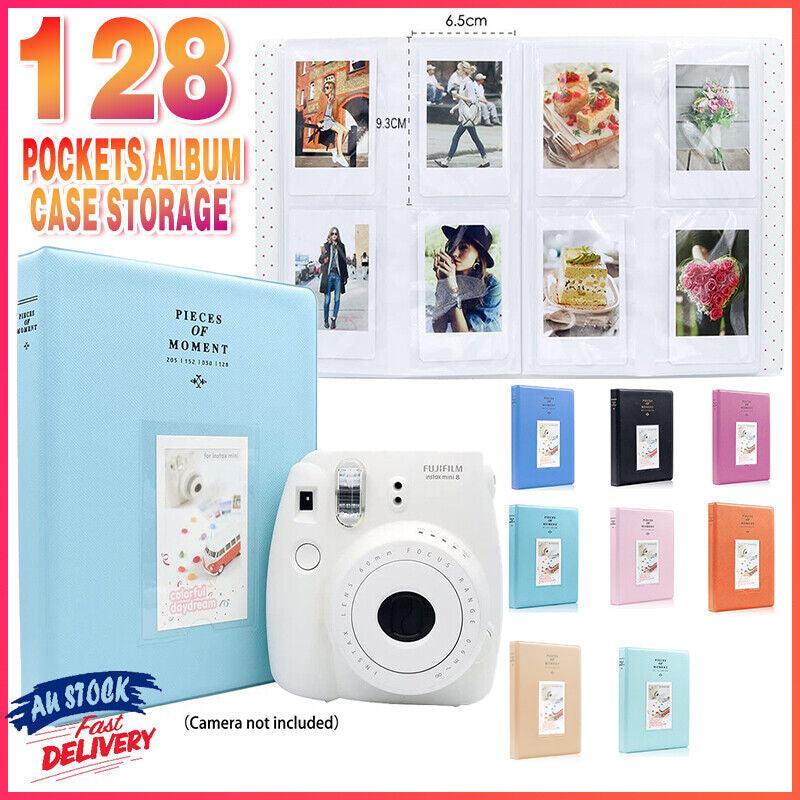 V528-9360312001265-202509301945-00 128 Pockets Album Case Storage For Polaroid Photo FujiFilm Camera Film - Lake Blue - Image 1