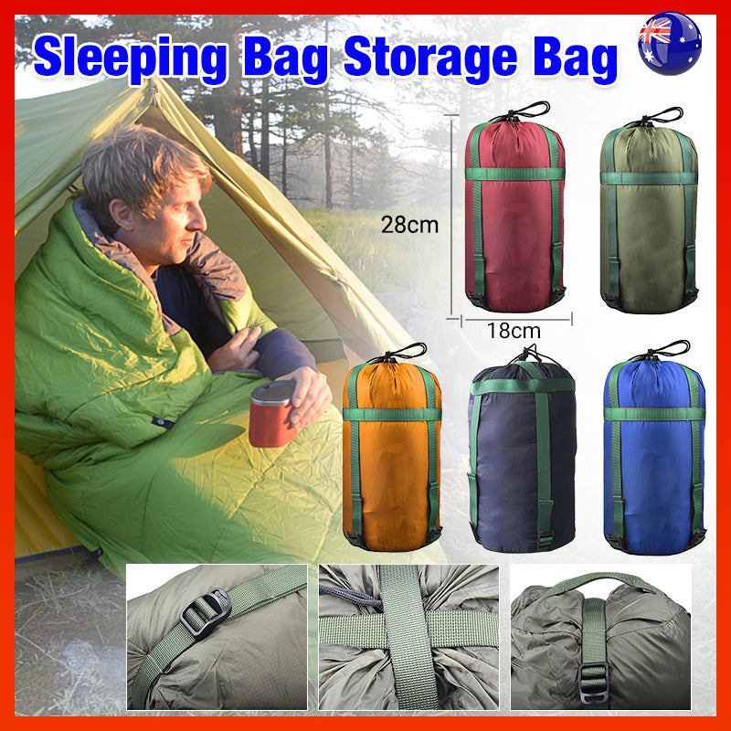 V528-9360312016566-202509301518-00 Waterproof Compression Stuff Sack Camping Storage Bag Outdoor Sleeping Bag - Wine Red - Image 1