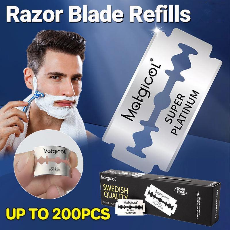 V528-9360312071510-202509302027-00 Pack of 10 to 200 Super Stainless Razor Blades Double Edge for Shaving Use - 100PCS - Image 1