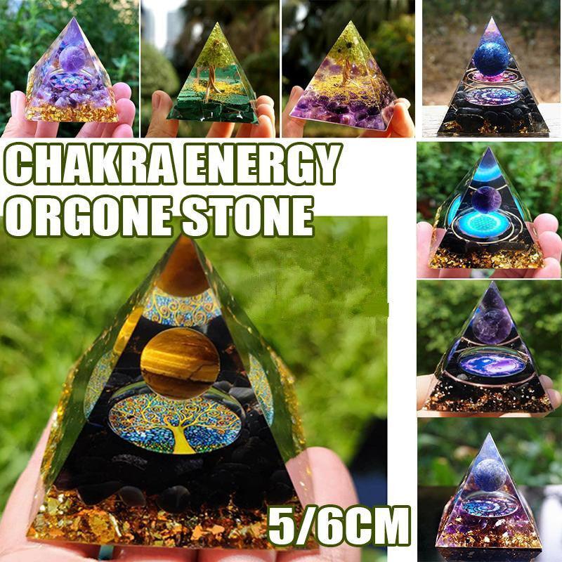 V528-9360312073392-202509301545-00 Amethyst Crystal Sphere Orgonite Pyramidamp Obsidians - Purple Blue(60mmx60mm) - Image 1