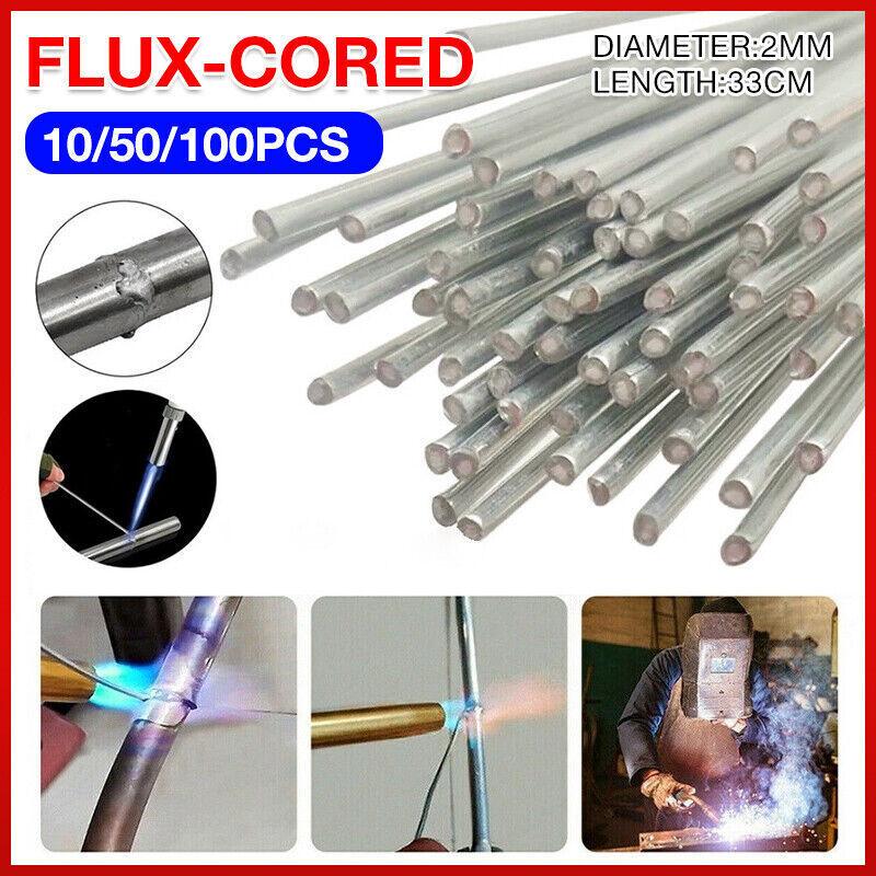V528-ALUMINIUMWELDING-10PCS-229234-202509302254-00 10-50X Aluminium Low Temp Welding Rods Durable Flux Cored Brazing Repair Sticks - 2*330mm 10PCS - Image 1