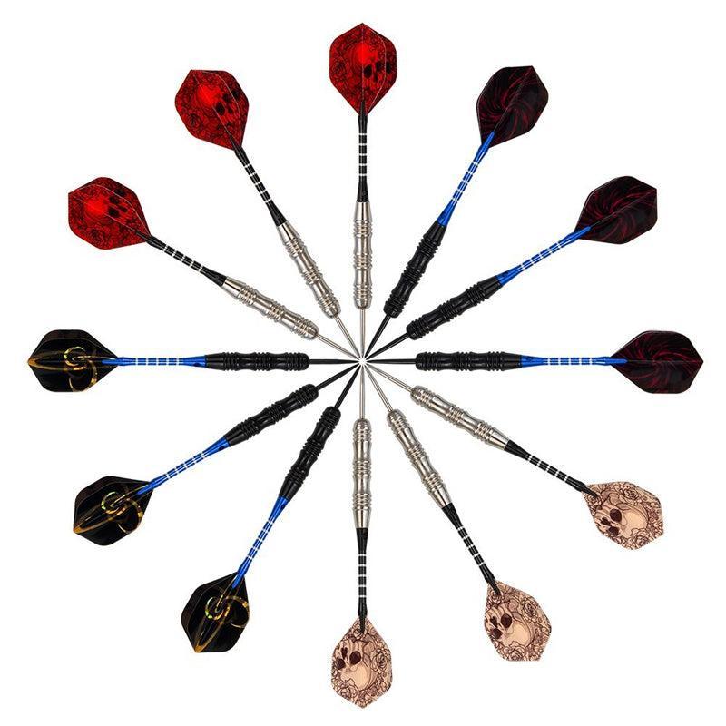 V528-ALUMINUMBARREL-12PCS-917520-202509251047-00 12Pcs 23.2g Iron Tip Dart Set with Aluminum Barrel and Case - Image 1