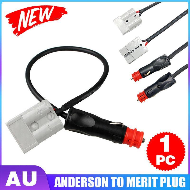 V528-ANDERSONPLUG-858829-202509291418-00 50 Amp Anderson Plug To Merit Cigarette Plug Adapter 50cm - Image 1