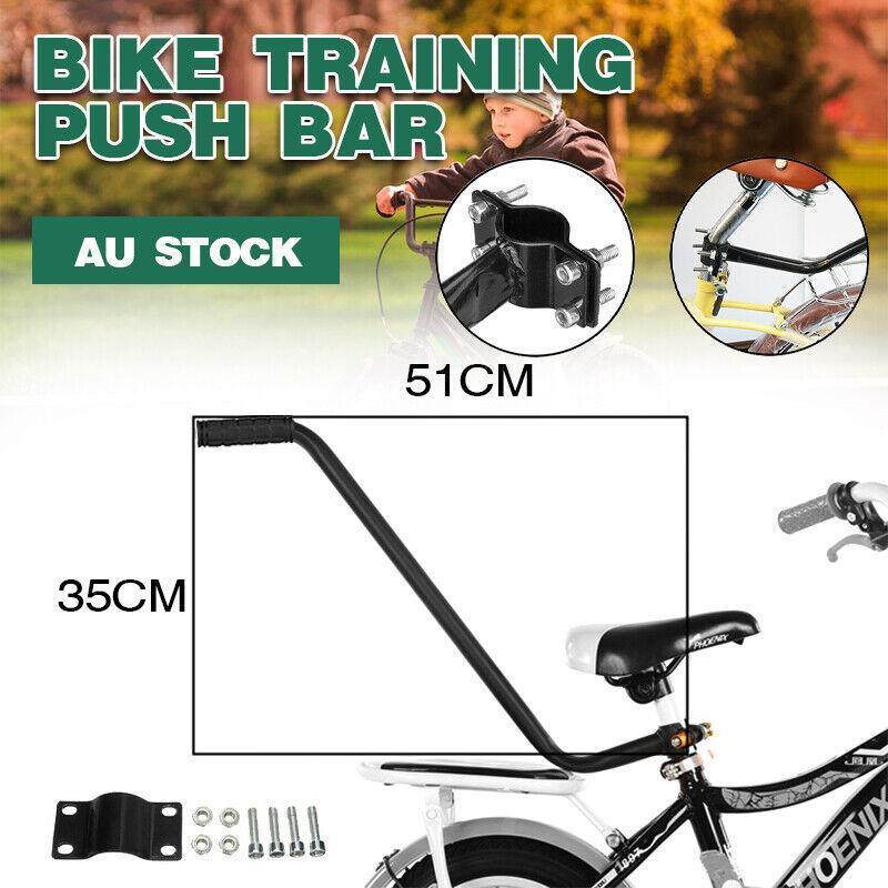 V528-BICYCLEHANDRAIL-79013-202509250955-00 Bike Training Push Handle Bar for Balance Bike with Seat Post Mount - Image 1