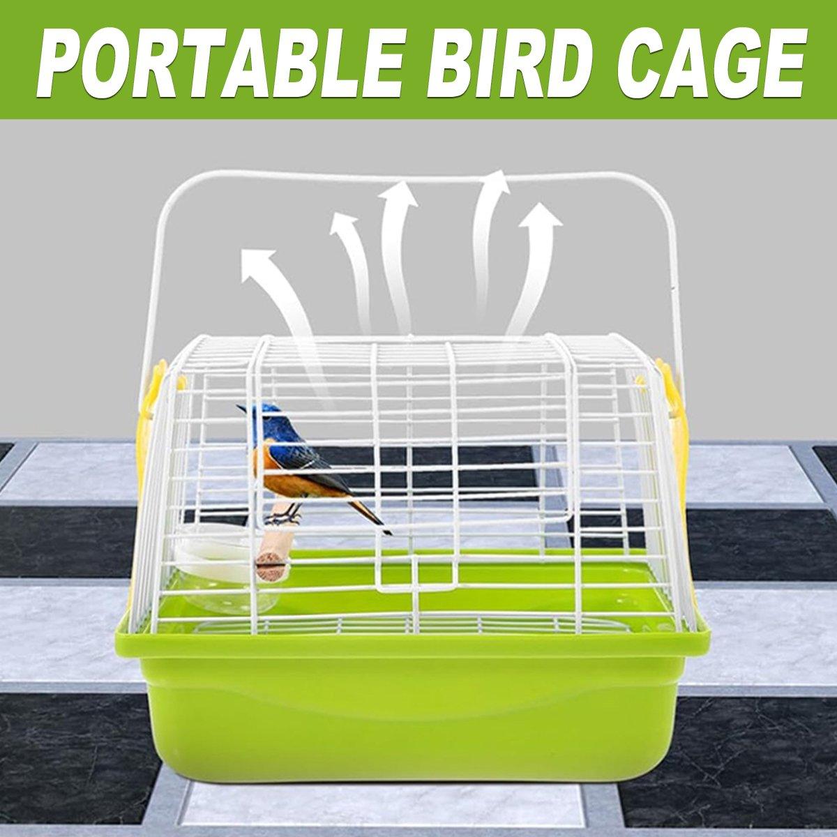 V528-BIRDCAGE-BP-784925-202509251636-00 Portable Parrot Exterior Cage Small Bird Cage Outdoor Flight Cage for Pets - Image 1